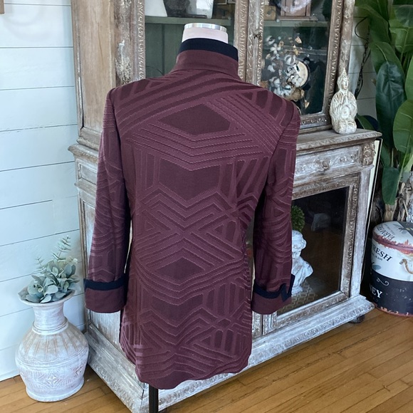 MISOOK ONE BUTTON OPEN FRONT CARDIGAN SMALL EXCELLENT - Picture 5 of 9